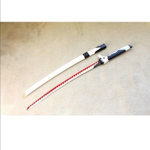 WHITE OVERWATCH GENJI SWORD W/ Scabbard DRAGON BLADE 41" NEW!!! COSPLAY